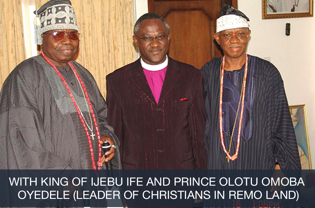 Apostle with King of Ijebu Ife